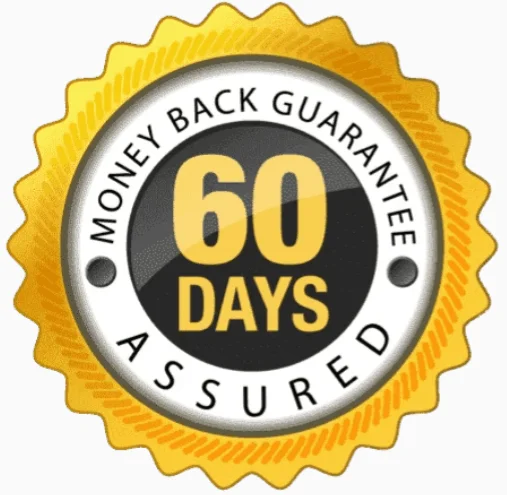 60 Day Money Back Guarantee badge